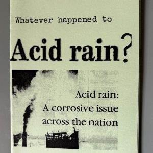 Whatever happened to acid rain?
